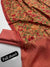 Women aari work three piece suits with embroidered shawl and two piece plain