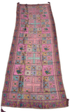 Pink with brown Maharani Unstitched Suits