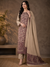 3-Piece Kani Woolen unstitched Suit - Skin MonaLisa - Tajmehalhandicrafts