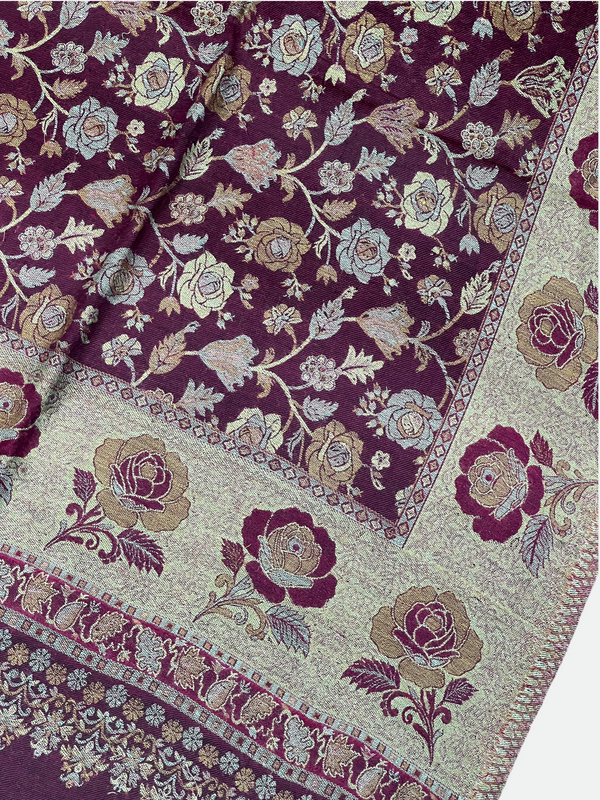 Traditional Pakistani Kani Wool Shawls - 02 - Tajmehalhandicrafts