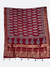 Luxury Dola Silk Ajrakh Dupatta – Traditional Hand Block Print - Tajmehalhandicrafts