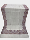 3d kani woolen Border shawl - Tajmehalhandicrafts