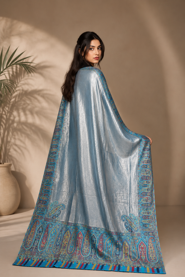 Two-Sided Moonlight Reversible Kani Shawl
