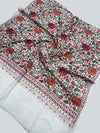 Kashmiri Wool Shawls with Aari Embroidery - Tajmehalhandicrafts