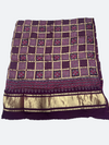 Beautiful Ajrakh Gajji Silk Dupatta – Sindhi Traditional Design - Tajmehalhandicrafts