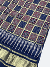 Pakistani Traditional Ajrakh Gajji Silk Dupatta - Tajmehalhandicrafts