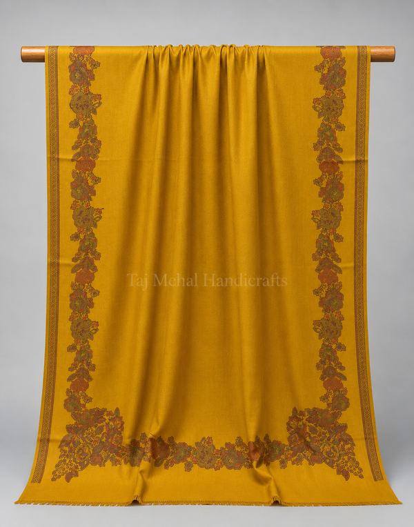 Elevate Your Style with the Exquisite Kani Gulab Shawl - Tajmehalhandicrafts