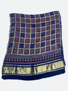Rare Ajrakh Patalo Gajji Silk Dupatta – Traditional Art - Tajmehalhandicrafts