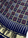 Traditional Ajrakh Design Patalo Gajji Silk Duppata - Tajmehalhandicrafts