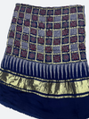 Traditional Ajrakh Design Patalo Gajji Silk Duppata - Tajmehalhandicrafts