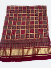 Elegantly Crafted Ajrakh Design Silk Dupatta for Timeless Style - Tajmehalhandicrafts