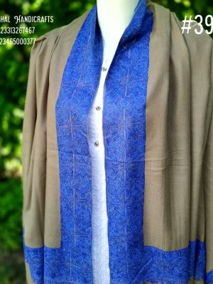 Kashmir Sozni Border Embroidery Shawl