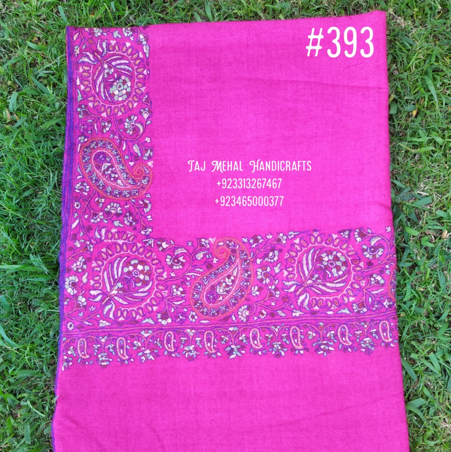 Pink-Sozni-boder-Taj-Mehal- Handicrafts-Collection Pink-Sozni-boder