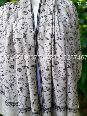 Offwhite Colour with Sozni Allover Designer Jaal