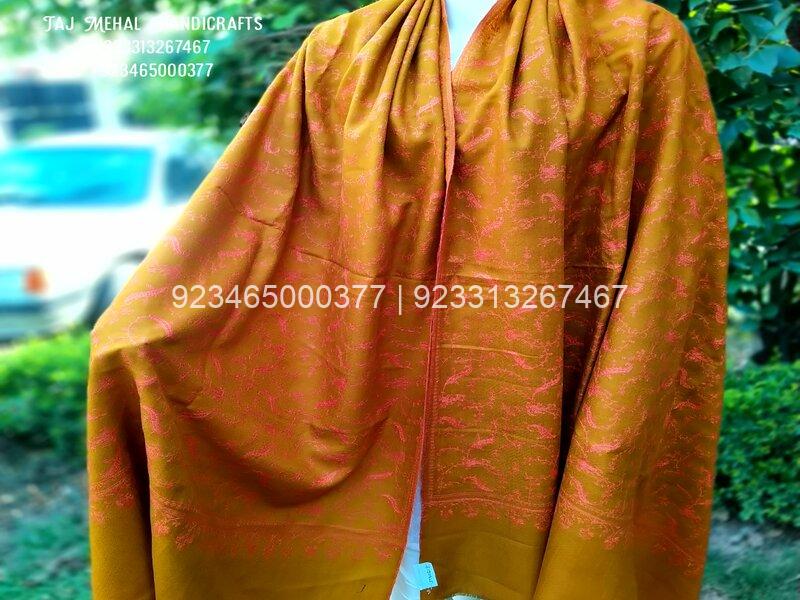 Mustard Allover Designer Jaal