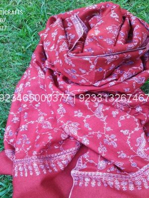 Maroon Colour with Sozni Allover Designer Jaal