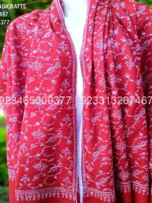 Maroon Colour with Sozni Allover Designer Jaal