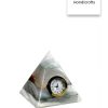 Onyx Stone Pyramid Shaped Table Clock Onyx Stone Pyramid Shaped Table Clock