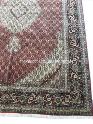 Tabriz Mahi Rug: 7×10