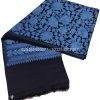 Black with Royal Blue Aari Work Jama with Embroidery Black with Royal Blue Aari Work Jama with Embroidery