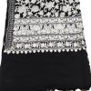Black with white Aari Work Jama with Embroidery Black with white Aari Work Jama with Embroidery