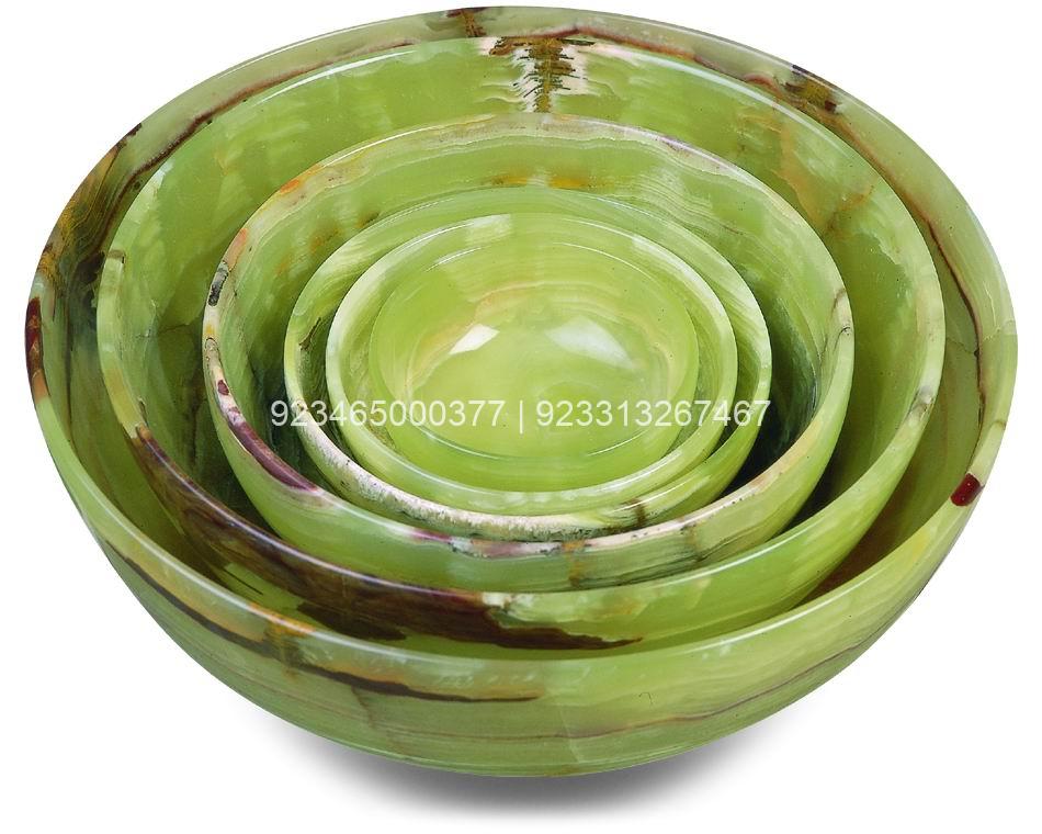 White Onyx Stone Bowl
