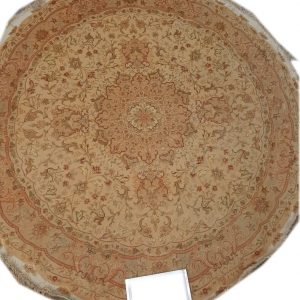 Tabriz Shahi Round Rug: 6.5 x 6.5