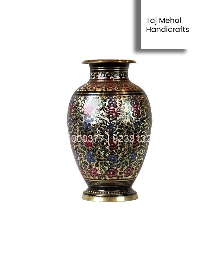 Hand Made Decorative Brass Vase