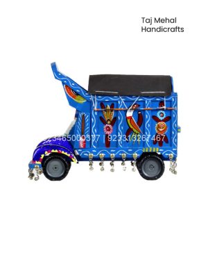 B2 P146 001 CB3057 Handmade Wooden Pakistani Traditional Truck with Truck Art