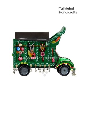 B2 P146 001 CB3057 5 Handmade Wooden Pakistani Traditional Truck with Truck Art