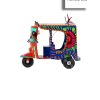 Handmade Wooden Colorful Rickshaw