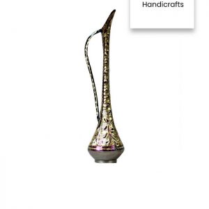 Beautiful Handmade Brass Flower Vase 6″
