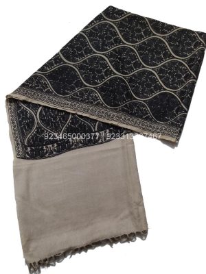 Beautiful Grey with Black Aari Work Jama Embroidery
