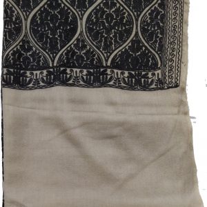 Beautiful Grey with Black Aari Work Jama Embroidery