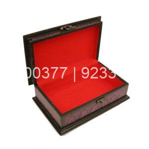 Lacquer art Jewelry Box – Black & Purple