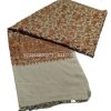 Photo 1596286721824 Skin with Brown Aari Work Jama with Embroidery