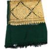 Green Aari work Jama with Embroidery Green Aari work Jama with Embroidery