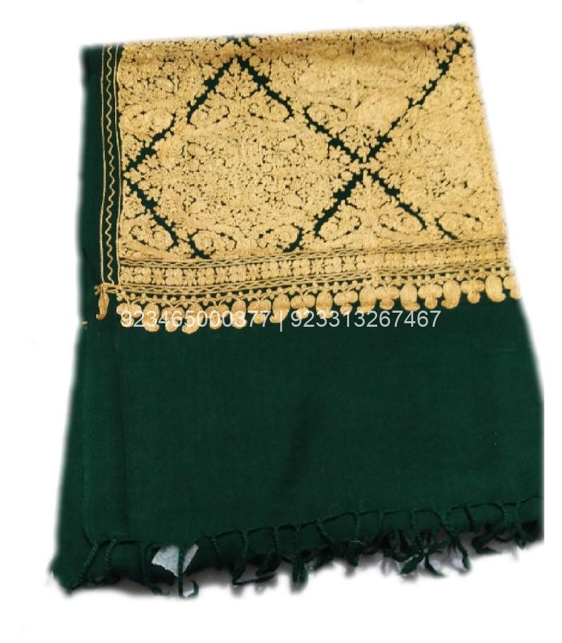 Green Aari work Jama with Embroidery Green Aari work Jama with Embroidery
