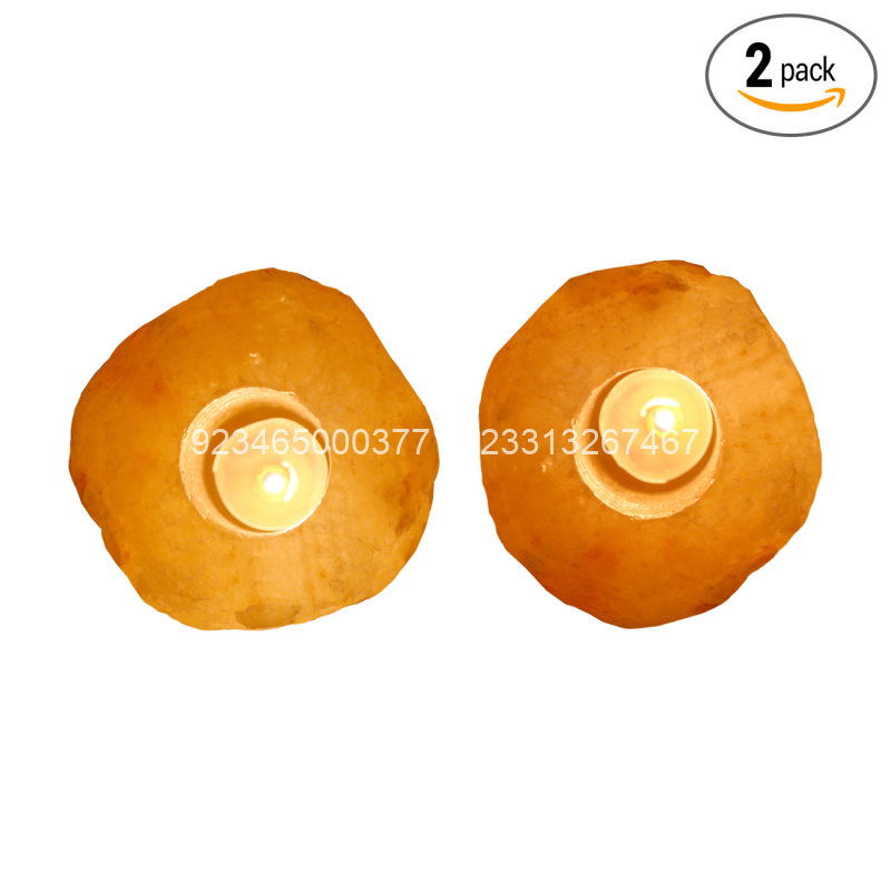 Himalayan Rock Salt Natural Tea Light Holder