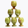 Multi Green Onyx Sherry Glass Multi Green Onyx Sherry Glass