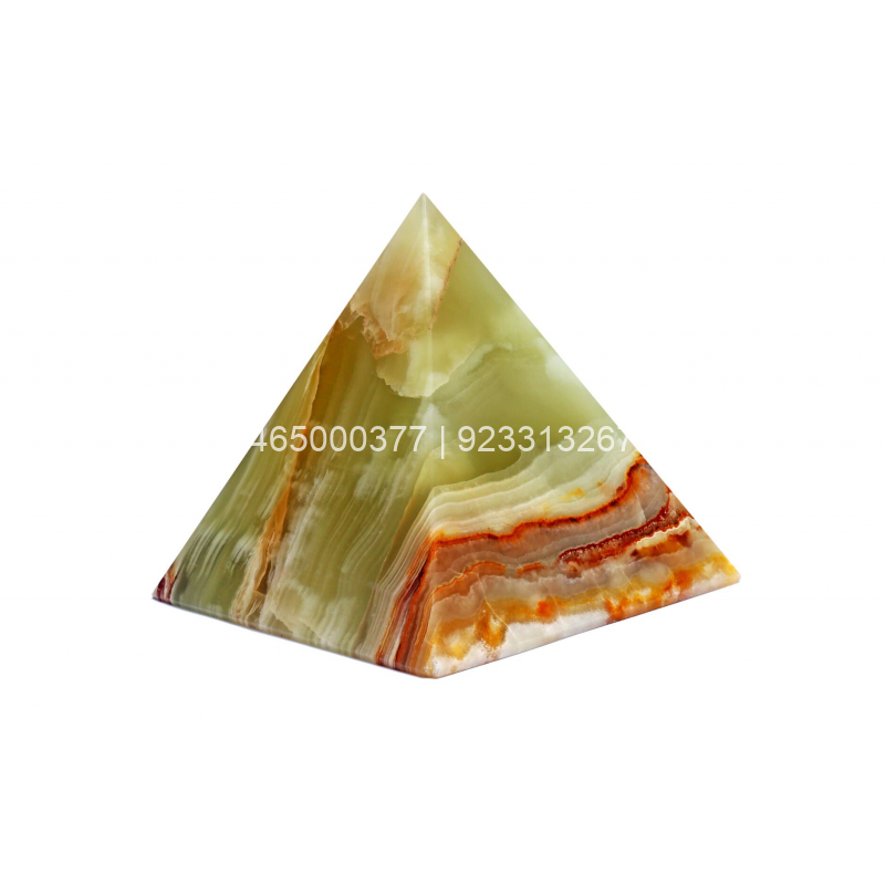 Multi Green Onyx Pyramids Multi Green Onyx Pyramids