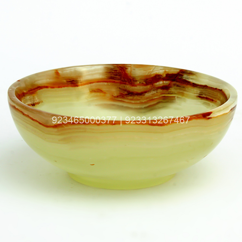 Beautifully handcrafted Multi green Onyx Serving Bowl Beautifully handcrafted Multi green Onyx Serving Bowl