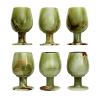 multi-green-onyx-wine-glass-set (4) multi green onyx wine glass set 4