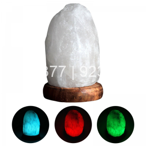 White Himalayan Rock Salt USB Lamp
