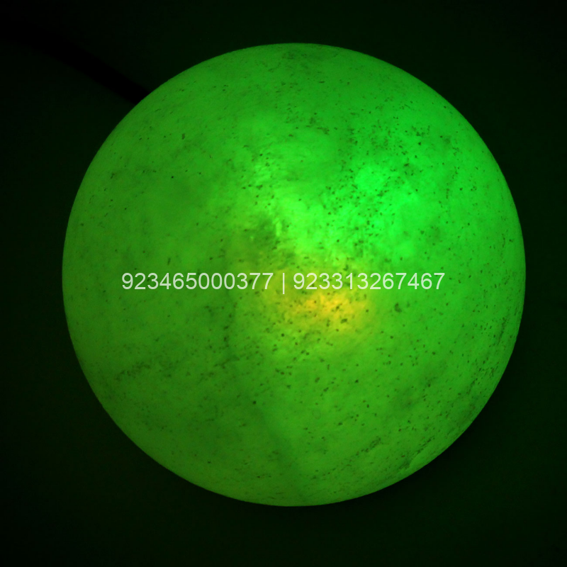 White Himalayan Salt USB Sphere Lamp