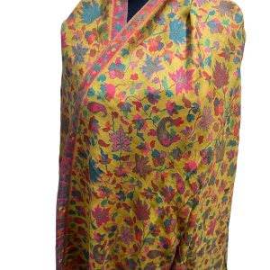 Kani Pashmina Shawl – Mustard