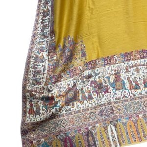 Pashmina Knai Shawl with Shikargah Palla