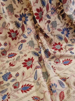 Multi Nalki Work Embroidered Pashmina Shawl